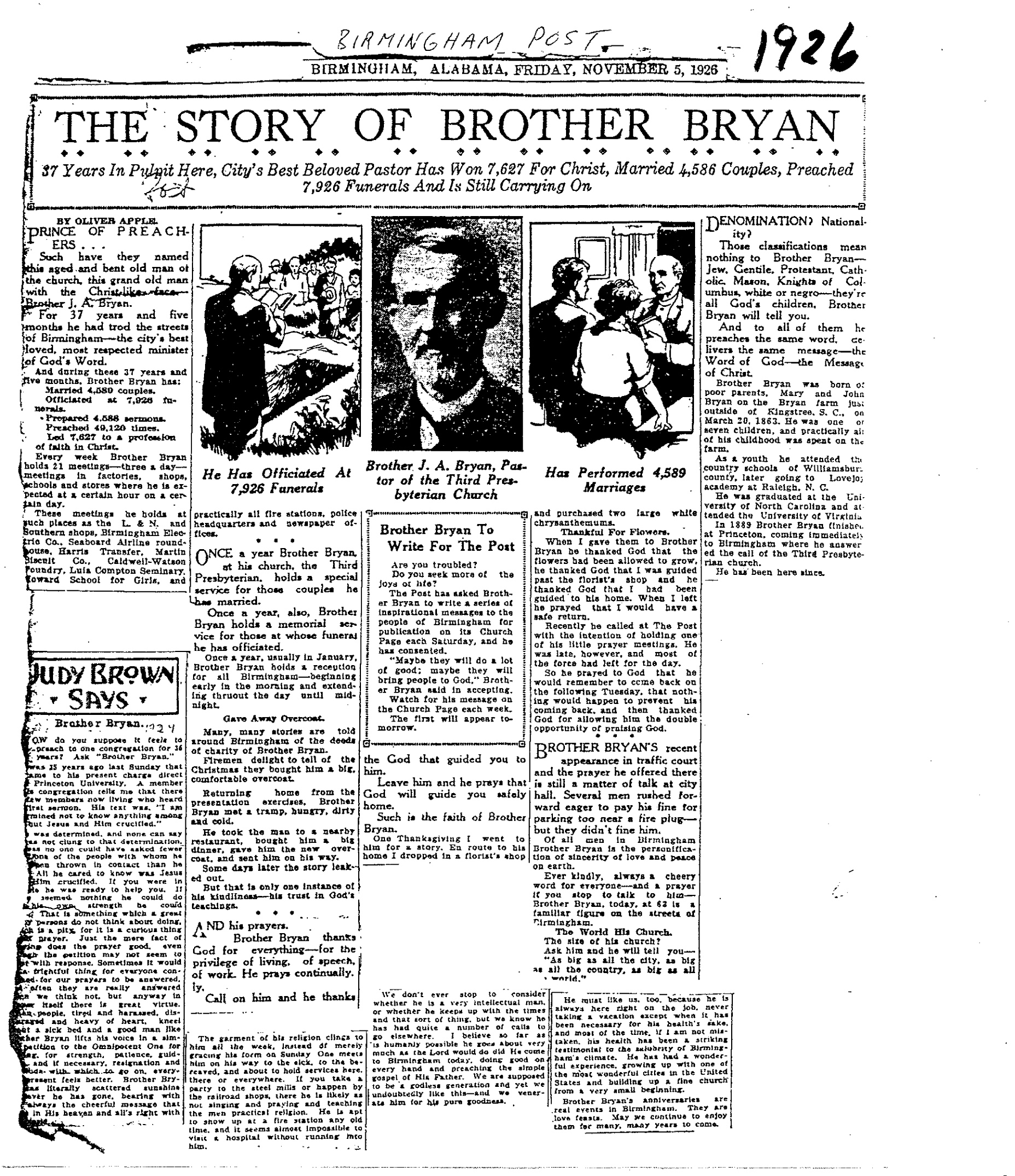 The Story of Brother Bryan